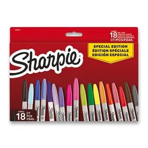 Permanent Marker Sharpie SE Red, Set of 18 Colors